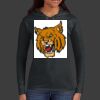 Ladies 100% Ring Spun Cotton Long Sleeve Hooded T Shirt Thumbnail