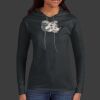 Ladies 100% Ring Spun Cotton Long Sleeve Hooded T Shirt Thumbnail