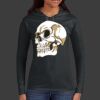 Ladies 100% Ring Spun Cotton Long Sleeve Hooded T Shirt Thumbnail
