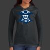Ladies 100% Ring Spun Cotton Long Sleeve Hooded T Shirt Thumbnail