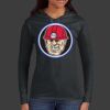 Ladies 100% Ring Spun Cotton Long Sleeve Hooded T Shirt Thumbnail