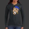 Ladies 100% Ring Spun Cotton Long Sleeve Hooded T Shirt Thumbnail