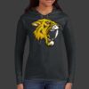 Ladies 100% Ring Spun Cotton Long Sleeve Hooded T Shirt Thumbnail