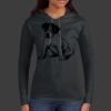 Ladies 100% Ring Spun Cotton Long Sleeve Hooded T Shirt Thumbnail