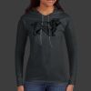 Ladies 100% Ring Spun Cotton Long Sleeve Hooded T Shirt Thumbnail