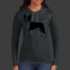 Ladies 100% Ring Spun Cotton Long Sleeve Hooded T Shirt Thumbnail