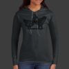 Ladies 100% Ring Spun Cotton Long Sleeve Hooded T Shirt Thumbnail
