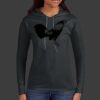 Ladies 100% Ring Spun Cotton Long Sleeve Hooded T Shirt Thumbnail