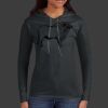 Ladies 100% Ring Spun Cotton Long Sleeve Hooded T Shirt Thumbnail