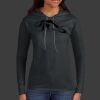 Ladies 100% Ring Spun Cotton Long Sleeve Hooded T Shirt Thumbnail