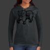 Ladies 100% Ring Spun Cotton Long Sleeve Hooded T Shirt Thumbnail