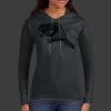 Ladies 100% Ring Spun Cotton Long Sleeve Hooded T Shirt Thumbnail