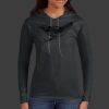 Ladies 100% Ring Spun Cotton Long Sleeve Hooded T Shirt Thumbnail
