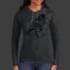 Ladies 100% Ring Spun Cotton Long Sleeve Hooded T Shirt Thumbnail