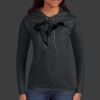 Ladies 100% Ring Spun Cotton Long Sleeve Hooded T Shirt Thumbnail