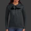 Ladies 100% Ring Spun Cotton Long Sleeve Hooded T Shirt Thumbnail