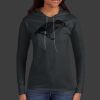 Ladies 100% Ring Spun Cotton Long Sleeve Hooded T Shirt Thumbnail