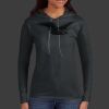 Ladies 100% Ring Spun Cotton Long Sleeve Hooded T Shirt Thumbnail