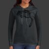 Ladies 100% Ring Spun Cotton Long Sleeve Hooded T Shirt Thumbnail