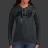 Ladies 100% Ring Spun Cotton Long Sleeve Hooded T Shirt Thumbnail