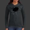 Ladies 100% Ring Spun Cotton Long Sleeve Hooded T Shirt Thumbnail