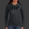Ladies 100% Ring Spun Cotton Long Sleeve Hooded T Shirt Thumbnail