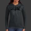 Ladies 100% Ring Spun Cotton Long Sleeve Hooded T Shirt Thumbnail