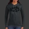 Ladies 100% Ring Spun Cotton Long Sleeve Hooded T Shirt Thumbnail