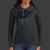 Ladies 100% Ring Spun Cotton Long Sleeve Hooded T Shirt Thumbnail