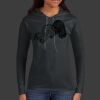 Ladies 100% Ring Spun Cotton Long Sleeve Hooded T Shirt Thumbnail