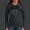 Ladies 100% Ring Spun Cotton Long Sleeve Hooded T Shirt Thumbnail