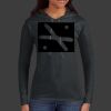 Ladies 100% Ring Spun Cotton Long Sleeve Hooded T Shirt Thumbnail
