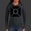 Ladies 100% Ring Spun Cotton Long Sleeve Hooded T Shirt Thumbnail