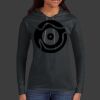 Ladies 100% Ring Spun Cotton Long Sleeve Hooded T Shirt Thumbnail