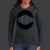 Ladies 100% Ring Spun Cotton Long Sleeve Hooded T Shirt Thumbnail