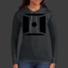 Ladies 100% Ring Spun Cotton Long Sleeve Hooded T Shirt Thumbnail