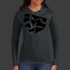 Ladies 100% Ring Spun Cotton Long Sleeve Hooded T Shirt Thumbnail