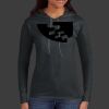 Ladies 100% Ring Spun Cotton Long Sleeve Hooded T Shirt Thumbnail