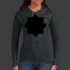 Ladies 100% Ring Spun Cotton Long Sleeve Hooded T Shirt Thumbnail