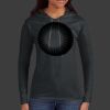 Ladies 100% Ring Spun Cotton Long Sleeve Hooded T Shirt Thumbnail