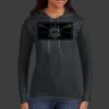 Ladies 100% Ring Spun Cotton Long Sleeve Hooded T Shirt Thumbnail