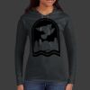 Ladies 100% Ring Spun Cotton Long Sleeve Hooded T Shirt Thumbnail