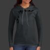 Ladies 100% Ring Spun Cotton Long Sleeve Hooded T Shirt Thumbnail