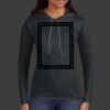Ladies 100% Ring Spun Cotton Long Sleeve Hooded T Shirt Thumbnail