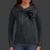 Ladies 100% Ring Spun Cotton Long Sleeve Hooded T Shirt Thumbnail