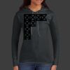 Ladies 100% Ring Spun Cotton Long Sleeve Hooded T Shirt Thumbnail