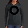 Ladies 100% Ring Spun Cotton Long Sleeve Hooded T Shirt Thumbnail