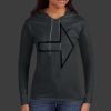 Ladies 100% Ring Spun Cotton Long Sleeve Hooded T Shirt Thumbnail
