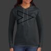 Ladies 100% Ring Spun Cotton Long Sleeve Hooded T Shirt Thumbnail