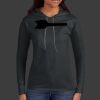 Ladies 100% Ring Spun Cotton Long Sleeve Hooded T Shirt Thumbnail